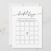 EVERLEIGHブライダルシャワービンゴゲームカード 招待状 (正面)