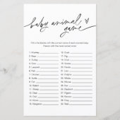 EVERLEIGHベビーアニマルゲームミニマリストベビーシャワー (正面)