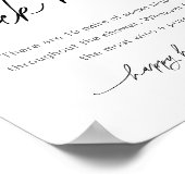 EVERLEIGHベビー靴下狩りベビーシャワーゲームサイン ポスター (角)