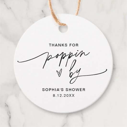 EVERLEIGHポップコーン感謝していのPoppin By フェイバータグ (正面)