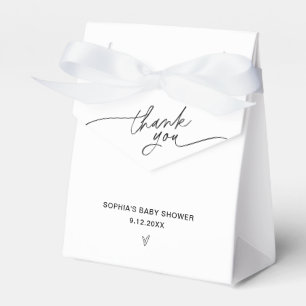 EVERLEIGHミニマモダンリストベビーシャワー フェイバーボックス