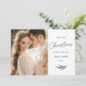 EVERLEIGHミニマリストの新しいクリスマスカード 招待状 (スタンド正面)