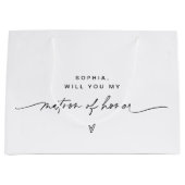 EVERLEIGHミニマリストマトロンの名誉抱き枕 ラージペーパーバッグ (正面)