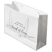 EVERLEIGHミニマルメイド・オブ・オーナー（花嫁付き添い人）抱き枕 ラージペーパーバッグ (正面アングル)