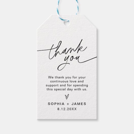 EVERLEIGHミニマル結婚リストの皆様へ ギフトタグ (正面)