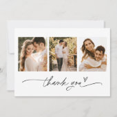 EVERLEIGHミニマル結婚リストサンキューカード 招待状 (正面)