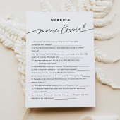 EVERLEIGH映画トリビアブライダルシャワーゲーム 招待状