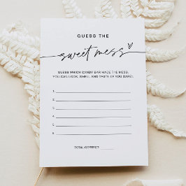 EVERLEIGH甘いメイスゲームカードを推測 招待状