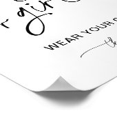 EVERLEIGH男の子または女の子のジェンダーゲームサイン ポスター (角)