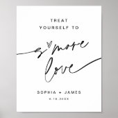 EVERLEIGH結婚's mores Sign S'More Love ポスター (正面)