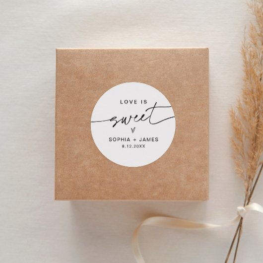 EVERLEIGH Love is Sweet Sticker 1.5インチ(シート20) ラウンドシール