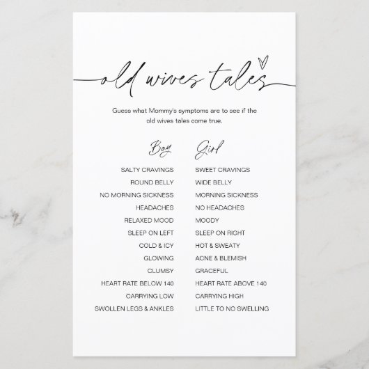 EVERLEIGH Old Wires Tales Baby Showerゲーム (正面)