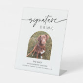 EVERLEIGH Pet Signature Drink結婚's 8x10 台座サイン (正面)