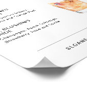 EVERLEIGH Signature Drinks結婚's Sign 8x10 ポスター (角)