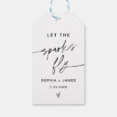 EVERLEIGH Sparkler送り出し、スパークスが飛ぶカード ギフトタグ (裏面)