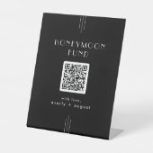 EVERLYアールデコブラック結婚ズ・ハネムーン・ファンド 台座サイン (正面)