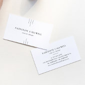 EVERLY モダンクラシック アールデコ ホワイト ブラック 名刺