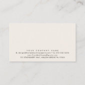 EVERLY Ivory Gold Black Business Reward 6 Punch ロイヤリティカード (裏面)