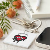 Evermore (ブラックレタリング) キーホルダー (正面右)