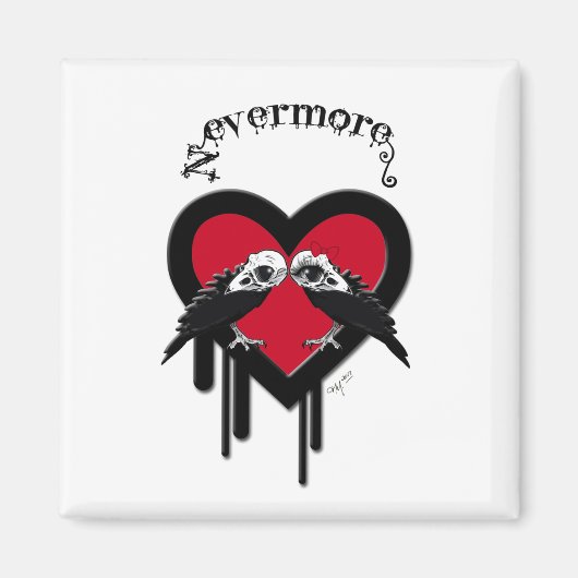 Evermore (ブラックレタリング) マグネット (正面)
