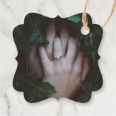 Evermore Enchanted Forest写真で日付を保存 フェイバータグ (裏面)