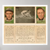 Evers Chance Baseball 1912 ポスター (正面)