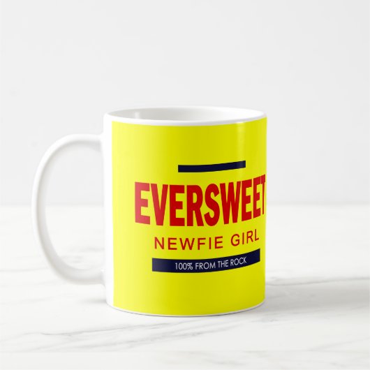 Eversweet Newfieの女の子のマグ コーヒーマグカップ (左)