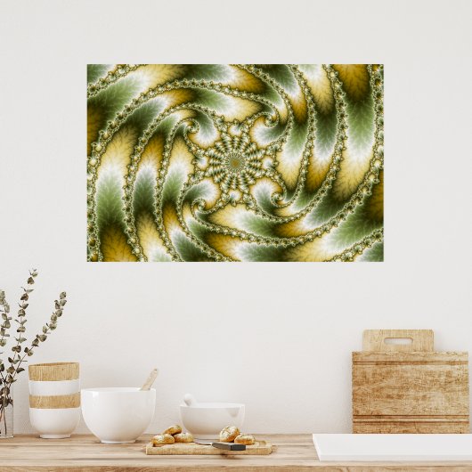 Everswirl - Mandelbrot Fractal ポスター (キッチン)