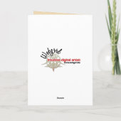 Everthing 感謝してい Lights Chalkboardのモダン場合 サンキューカード (裏面)