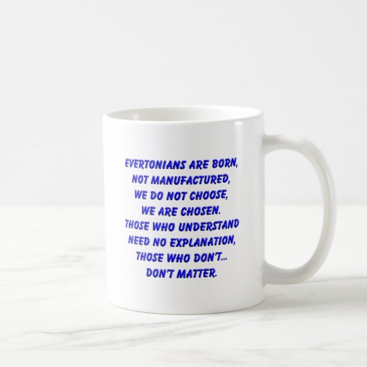 evertoniansは生まれます コーヒーマグカップ (右)