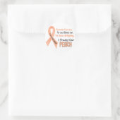 Everyの子宮内膜がん.....I誇らしげに衣服Peac ラウンドシール (バッグ)