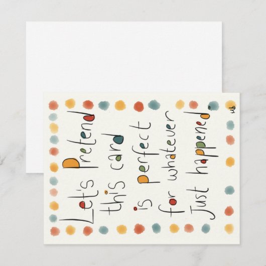 EVERY大事な行事。 サンキューカード (正面/裏面)