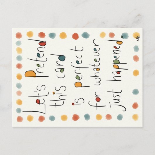 EVERY大事な行事。 ポストカード (正面)