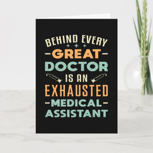 Every 素晴らし Doctor Medical Assistantの後ろに カード (正面)