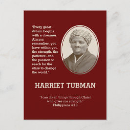 EVERY 素晴らし DREAM BHM HARRIET TUBMAN引用文 ポストカード