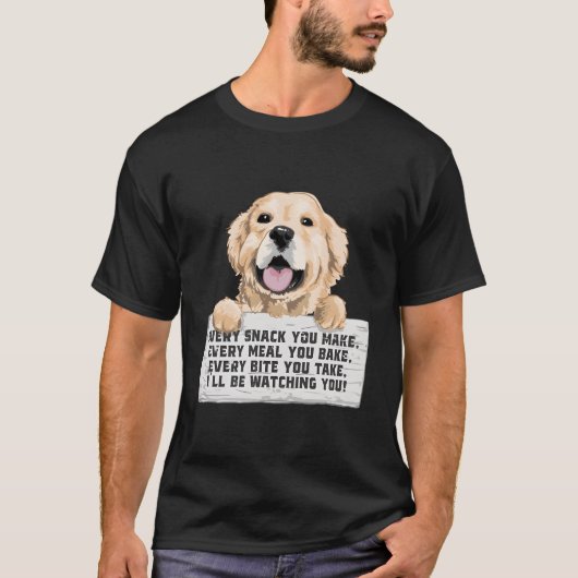 Every Bite You Take I'Ll Be Watching You Golden Re Tシャツ (正面)