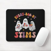 Every-boo-dy Stms自閉症おもしろい幽霊ハロウィーンSp マウスパッド (マウス)