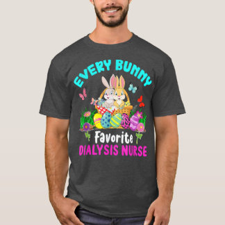 Every Bunny透析お気に入りのナースかわいいBunnies E Tシャツ