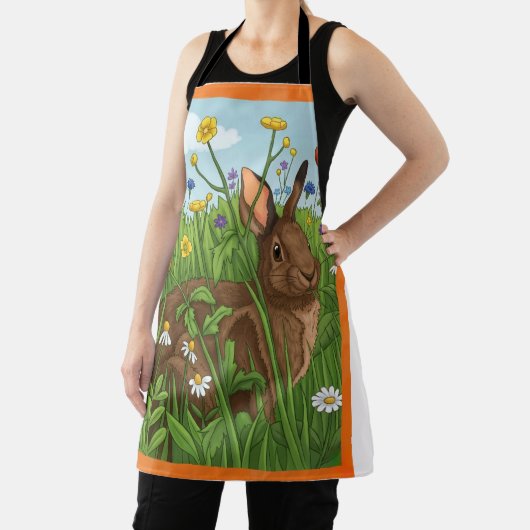 Every Bunny Loves Flowers エプロン (インサイチュ)