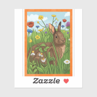 Every Bunny Loves Flowers シール