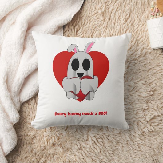 Every bunny needs a Boo クッション (ブランケット)