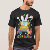 Every Bunny s Favorite School Bus Driver Happy Eas Tシャツ (正面)