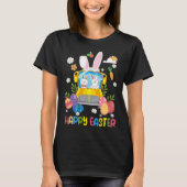 Every Bunny s Favorite School Bus Driver Happy Eas Tシャツ (正面)