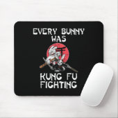 Every Bunny Was Kung Fu Fighting Easter Sunday Rab マウスパッド (マウス)