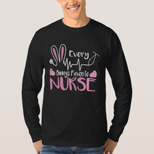 Every Bunny's Favorite Nurse  Easter Day   1 Tシャツ (正面)