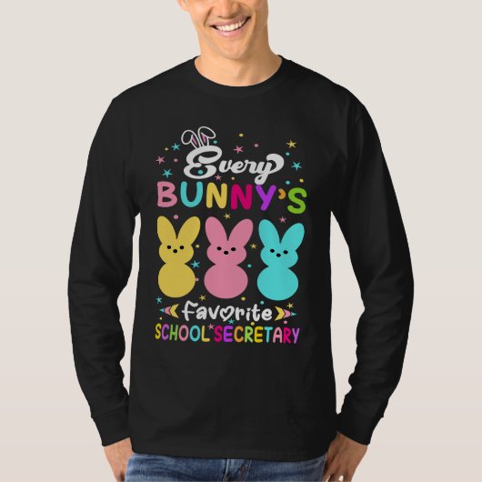 Every Bunny's Favorite School Secretary Religious Tシャツ (正面)