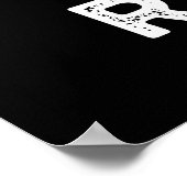 Every Buzzy Rock おもしろい Music Bee Pun Dark BG ポスター (角)