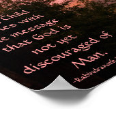 Every Child Comes withthe message...Poster ポスター (角)