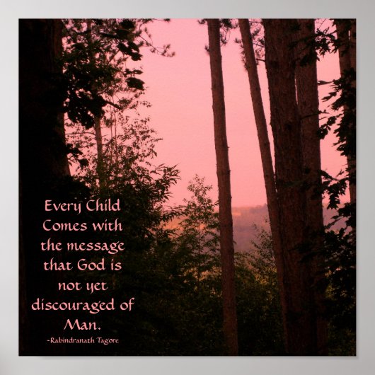 Every Child Comes withthe message...Poster ポスター (正面)
