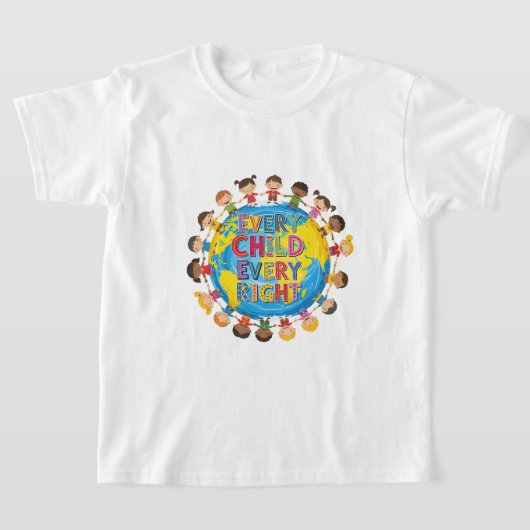 Every Child Every Right T-shirt Tシャツ (レイダウン)